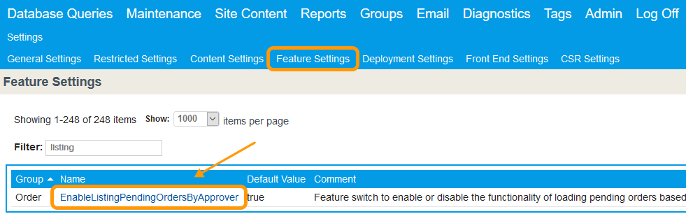 Switch to load pending requisitions for approval in Site Management