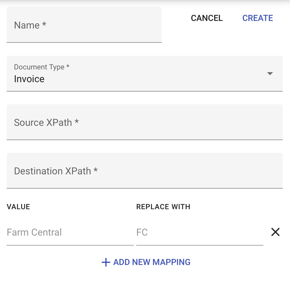 Creating a Value Mapping | DX2 Documentation
