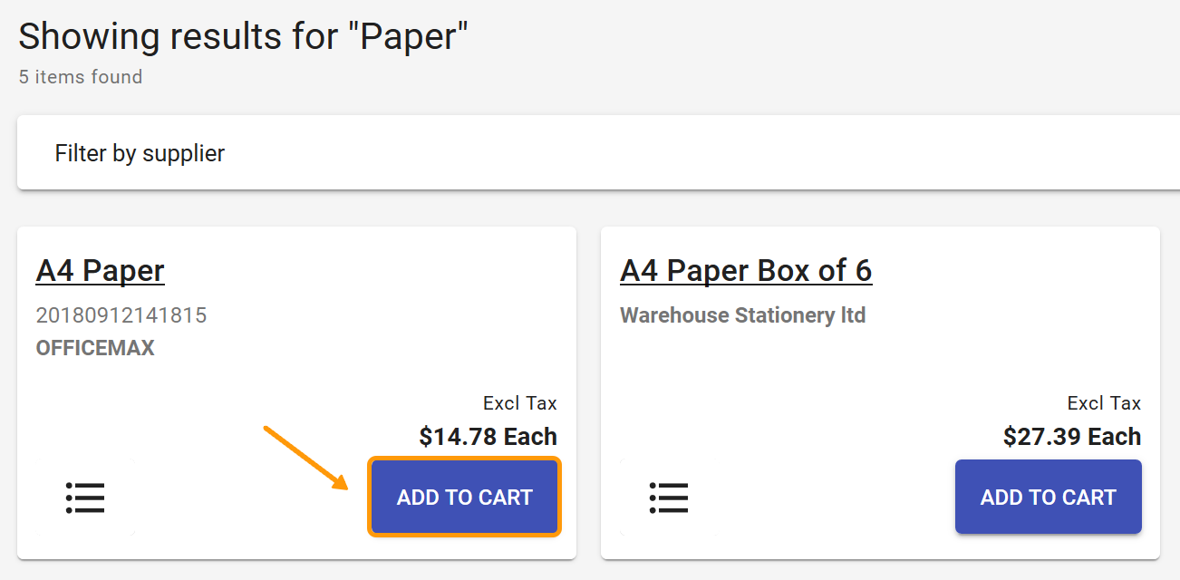 Create Requisition from Search